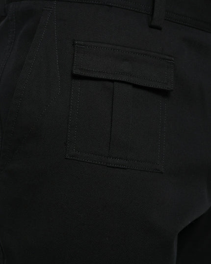 Dolce & Gabbana Black Gray slim Cotton Denim Jeans