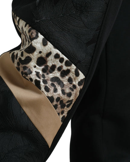 Dolce & Gabbana Black Cotton Slim Stretch Jogger Pants