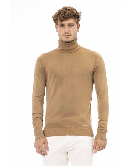 Baldinini Trend Beige Modal Men Sweater