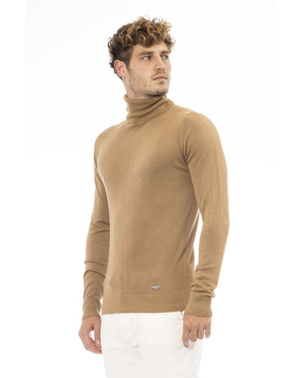 Baldinini Trend Beige Modal Men Sweater