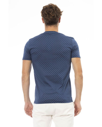 Baldinini Trend Blue Cotton Men T-Shirt