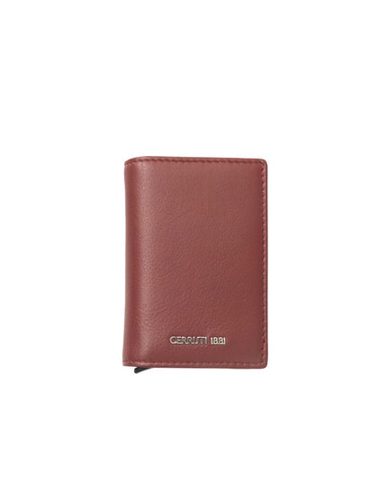 Cerruti 1881 Red Calfskin Men Wallet