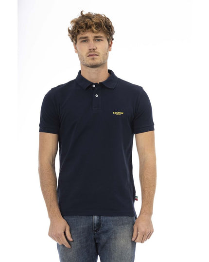 Baldinini Trend Blue Cotton Polo Shirt