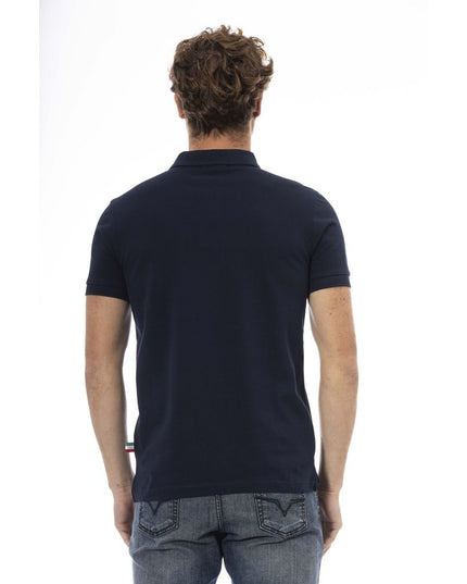 Baldinini Trend Blue Cotton Polo Shirt