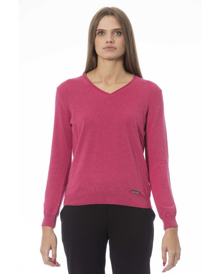 Baldinini Trend Fuchsia Cashmere Women Sweater
