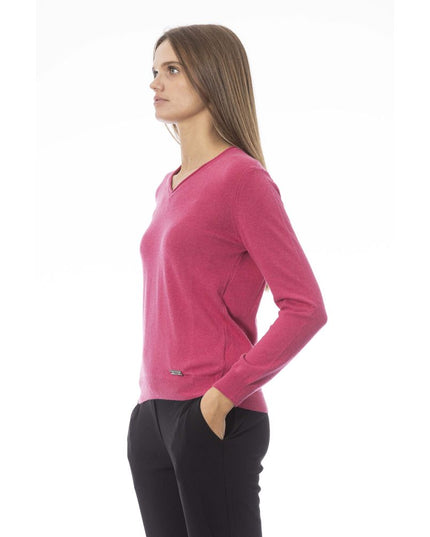 Baldinini Trend Fuchsia Cashmere Women Sweater