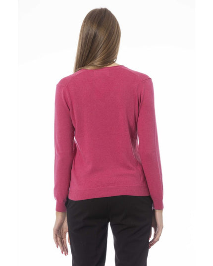 Baldinini Trend Fuchsia Cashmere Women Sweater