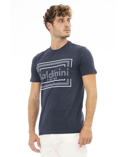 Baldinini Trend Blue Cotton Men T-Shirt