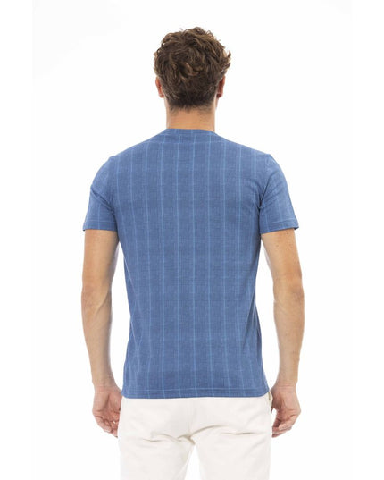 Baldinini Trend Blue Cotton Men T-Shirt