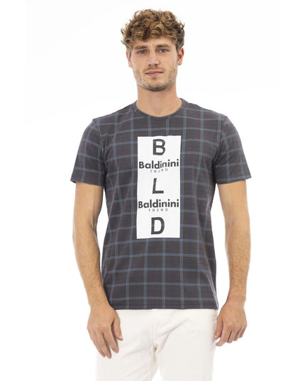 Baldinini Trend Gray Cotton Men T-Shirt