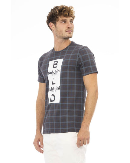 Baldinini Trend Gray Cotton Men T-Shirt
