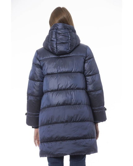 Baldinini Trend Light Blue Nylon Jackets & Coat
