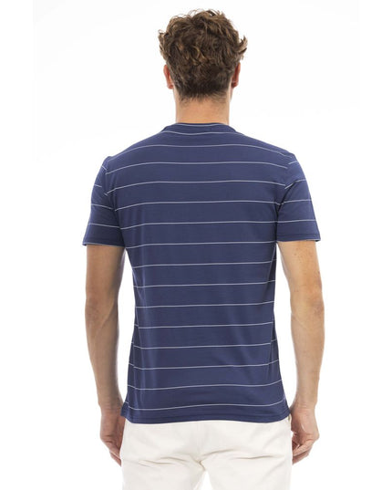 Baldinini Trend Blue Cotton Men T-Shirt