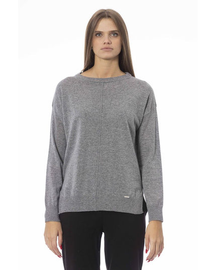 Baldinini Trend Gray Viscose Women Sweater