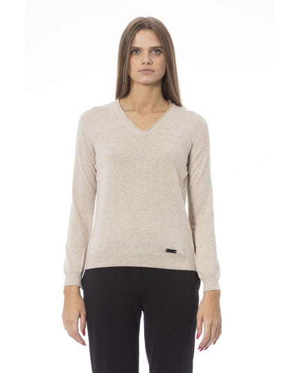 Baldinini Trend Beige Polyamide Women Sweater