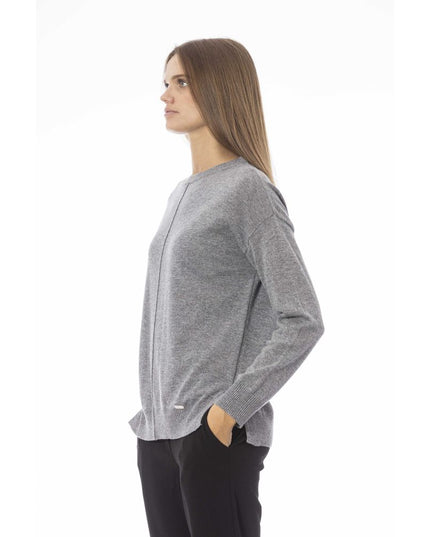 Baldinini Trend Gray Viscose Women Sweater