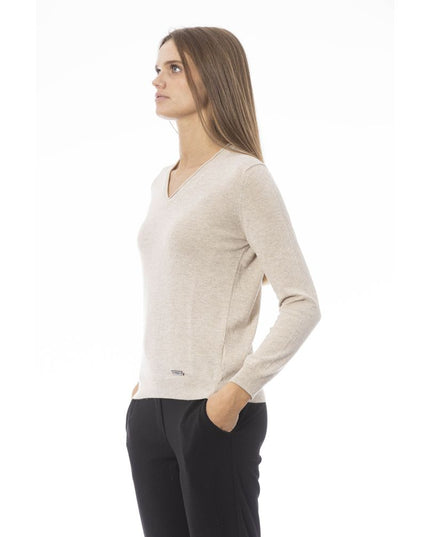 Baldinini Trend Beige Polyamide Women Sweater