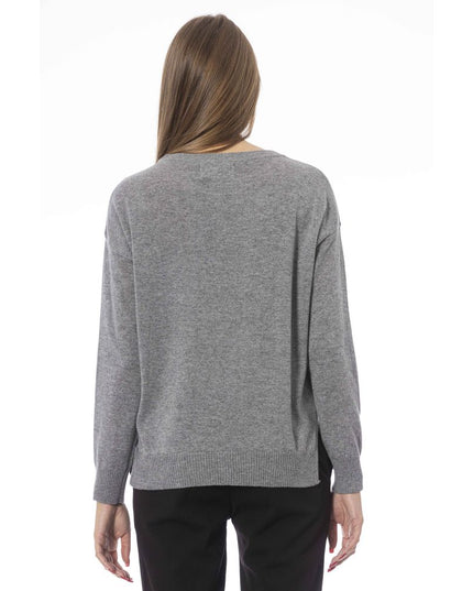 Baldinini Trend Gray Viscose Women Sweater