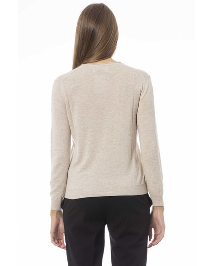 Baldinini Trend Beige Polyamide Women Sweater