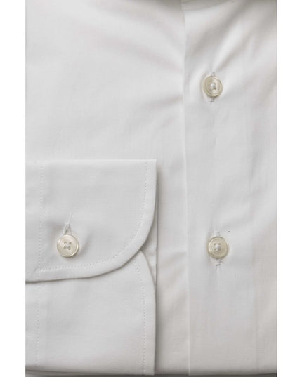 Bagutta White Cotton Men's Shirt