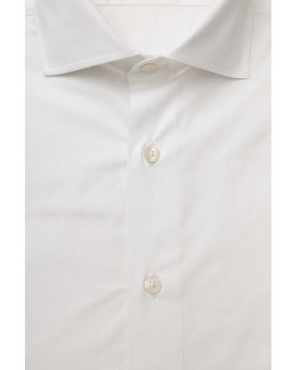 Bagutta White Cotton Men's Shirt