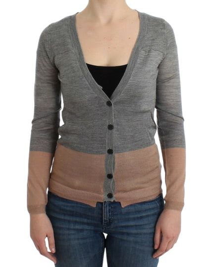 Costume National Gray lightweight cardigan