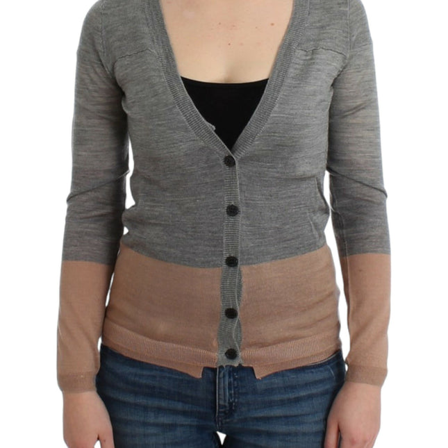 Costume National Gray lightweight cardigan