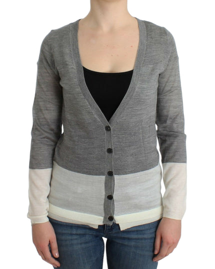 Costume National Gray lightweight cardigan