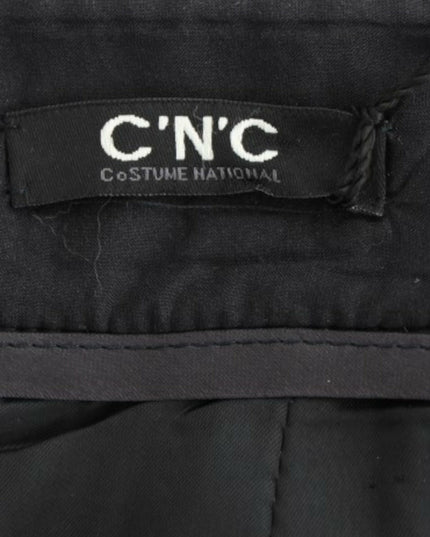 Costume National Gray wool mini skirt