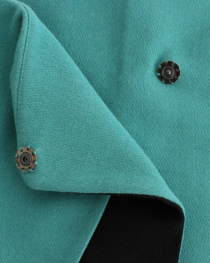 Costume National Blue wrap mini skirt