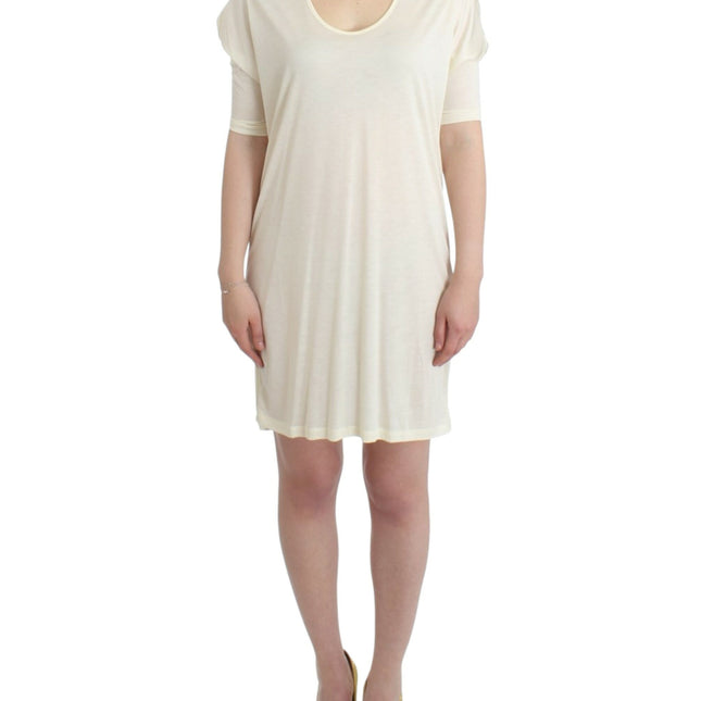 Costume National White modal tube dress