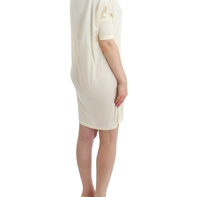 Costume National White modal tube dress