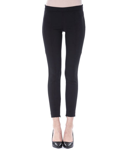 BYBLOS Black Polyester Women Skinny Pant