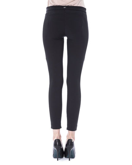 BYBLOS Black Polyester Women Skinny Pant