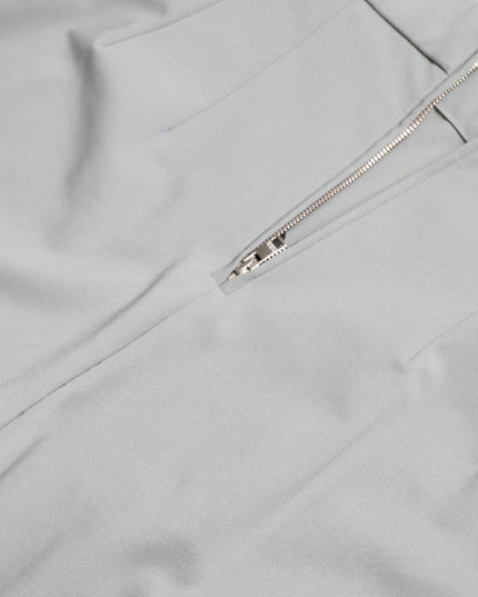 Dolce & Gabbana Gray Nylon Slim Trouser Pants