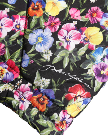 Dolce & Gabbana Multicolor Floral High Waist Hot Pants Shorts