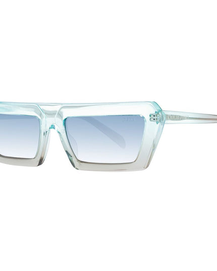 Emilio Pucci Turquoise Plastic Sunglasses