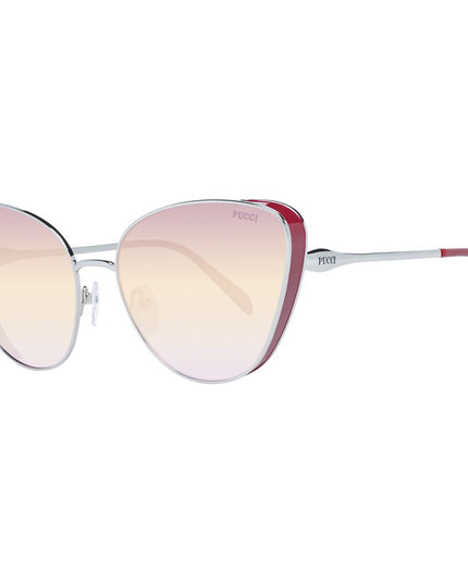 Emilio Pucci Silver Metal Sunglasses