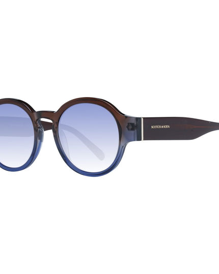 Scotch & Soda Brown Acetate Sunglasses