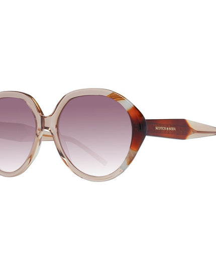 Scotch & Soda Brown Acetate Sunglasses