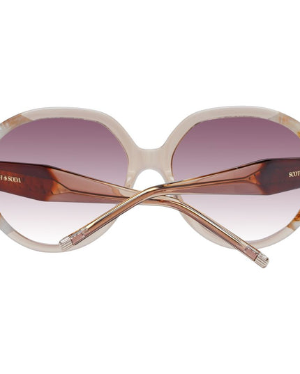 Scotch & Soda Brown Acetate Sunglasses