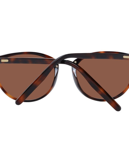 Serengeti Brown Acetate & Metal Sunglasses