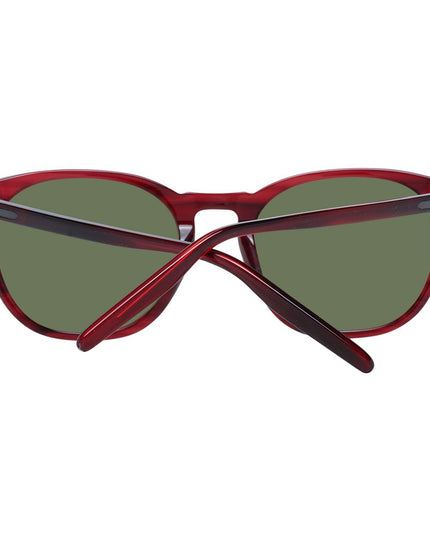 Serengeti Red Acetate Sunglasses