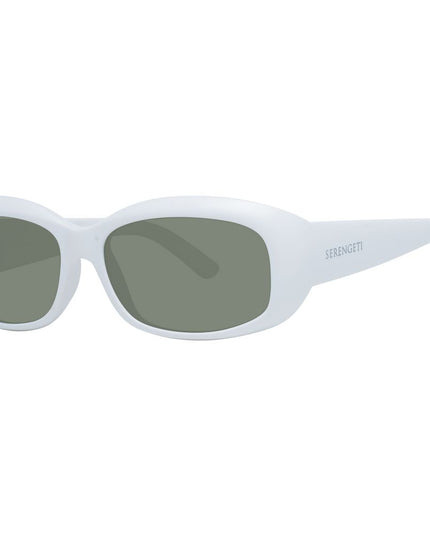 Serengeti White Nylon Sunglasses