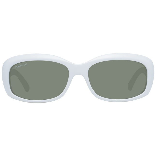 Serengeti White Nylon Sunglasses