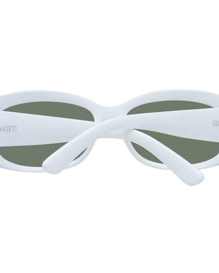 Serengeti White Nylon Sunglasses