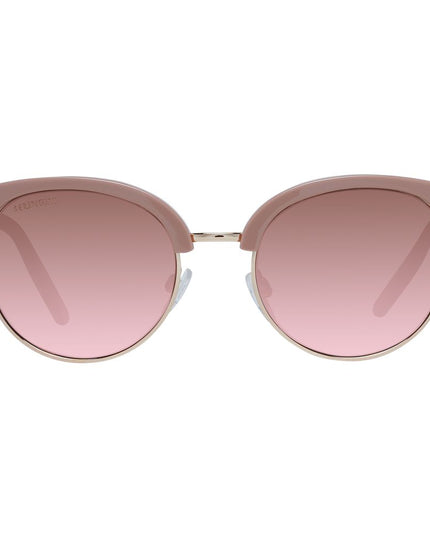 Serengeti Pink Acetate & Metal Sunglasses