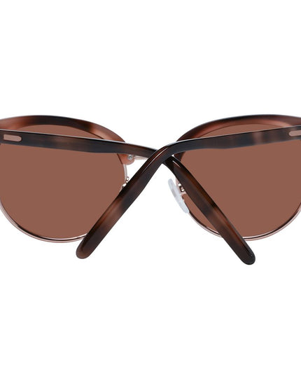 Serengeti Brown Acetate & Metal Sunglasses
