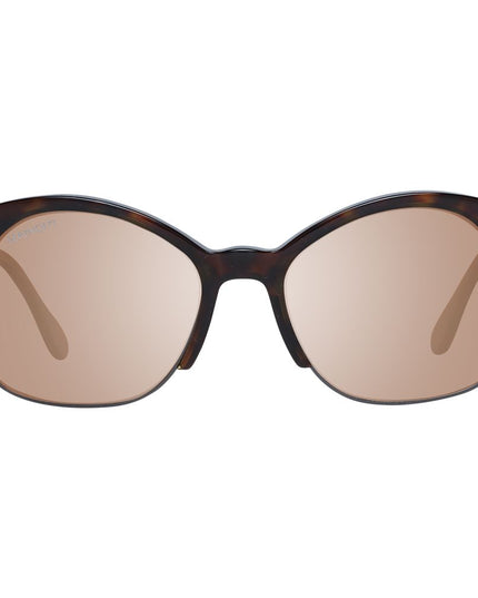 Serengeti Brown Acetate & Metal Sunglasses