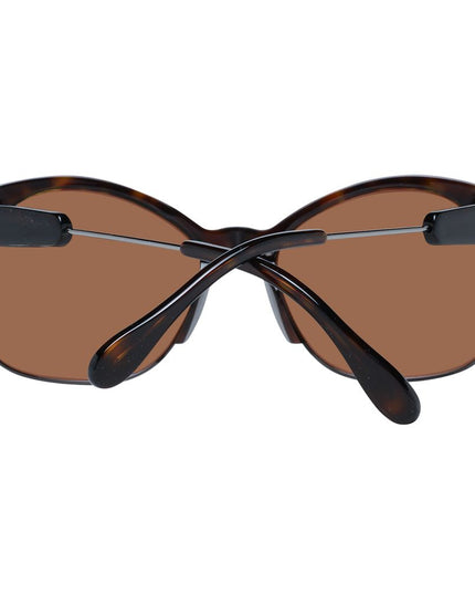 Serengeti Brown Acetate & Metal Sunglasses
